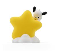 BANDAI Hello Kitty & Friends Star Light - Pochacco Touch Night Lamp for Kids Age 3+ | 9cm Kawaii Collectable for a Childs or Fans Bedroom | Official Sanrio Gift | Collect All 6 Cute Characters