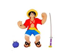 Bandai One Piece Luffy Goo Jit Zu Figure Multicolor