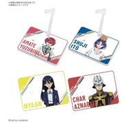 Bandai Hobby Model Kit – Mobile Suit Gundam GQuuuuuuX Action Base 7 (Clear) + Sticker Set