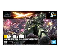 Bandai HG UC MS-06 ZAKU II Gunpla Kit 61545