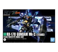 Bandai HGUC Revive RX-178 Gundam Mk-II Titans Model Kit - Black