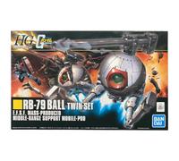 Bandai HGUC 1/144 Mobile Suit Gundam #114 RB-79 Ball Twin Set Plastic Model Kit