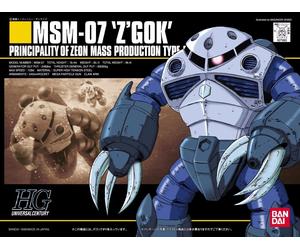 BANDAI HGUC 1/144 MSM-07 Z'GOK Plastic Model Kit Mobile Suit Gundam from Japan