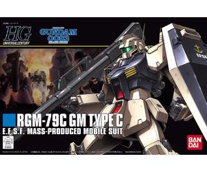 BANDAI HGUC 1/144 RGM-79C GM TYPE C Plastic Model Kit Gundam 0083 from Japan
