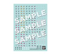 Bandai Water-Slide Decal Sheet 30MS General Face & Eyes - High-Precision Facial Expressions - 65433