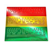 BANDAI SPIRITS 30MM Customize Material 3D Metallic Sticker Art Kit (30 Minutes Missions, Unisex, Adult, Small, Modern, Red, Yellow, Green, Plastic, Vehicles, Non-Foldable)
