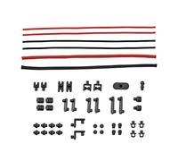 BANDAI SPIRITS 30MM Customize Material Pipe Parts / Multi-Joint (1:144 Scale Model Kit, Adult, Unisex, Black, Red, Not Foldable)