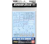 BANDAI Hobby GD-101 RG Zeta Gundam Decal (Bag/6)