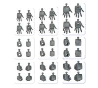 BANDAI HOBBY KIT GUNDAM OPTION PARTS SET GUNPLA 04 (BUILD HANDS ROUND)