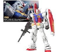 BANDAI SPIRITS Bandai Hobby - Mobile Suit Gundam - RX-78-2 Gundam ver. 2.0, RG 1/144 Model Kit