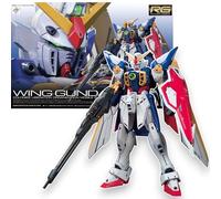 Bandai Hobby | RG 1/144 Wing Gundam Model Kit | Real Grade Series | Advanced Articulation & Transformation | Snap-Fit Assembly, No Glue Required | Official Bandai Spirits Gunpla