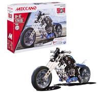 BANDAI - Meccano Motorcycle 5-in-1 Construction Set 5 Models - 174 Pieces, 2 Tools, Instructions - Activity Kit Motorcycle Assembly - Toy from 8 Years - Gift Idea for Collectors - APM20103