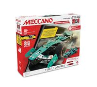 BANDAI - Meccano Racing Car 2-in-1 - Construction Set 2 Models Formula 1-353 Parts, Tools, Instructions - Activity Kit Assembly F1 Cars/Supercar - Toy from 10 Years - APM20108