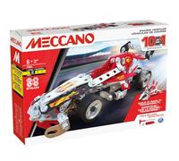 BANDAI - Meccano Racing Vehicles 10-in-1 - Construction Set 10 Models - 225 Pieces, Tools, Instructions - Activity Kit Car/Plane/Boat Racing - Toy from 8 Years - APM20104