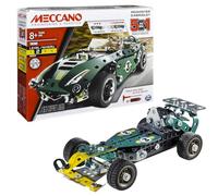 BANDAI - Meccano Retro Friction Cabriolet - Construction Set 5 Models - 225 Pieces, Retraction Motor, Tools, Instructions - Car Assembly Kit - Toy from 8 Years - APM20102