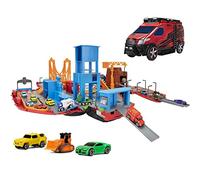 Bandai - Micro Machines - Super Van City - Van Transformable into a Play Universe - 3 Exclusive Vehicles Included - JW0042