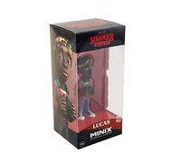 BANDAI Minix Stranger Things Lucas Model | Collectable Figure Merchandise Range Figures Make Great Gifts, Blue,red, (MN14415)