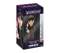 Bandai Minix Wednesday Addams With Thing Model | Collectable Wednesday And Thing Figure From The Wednesday TV Series | Bandai Minix Wednesday Toys Range | Collect Your Favourite Wednesday Figures