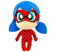 Bandai Miraculous Chibi Ladybug Plush Toy - 15cm Soft Toy - Super Soft & Cuddly - Bring TV Show To Life