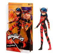 Bandai Miraculous Dragon Bug Doll 26cm - Poseable Ladybug & Cat Noir Hero Figure
