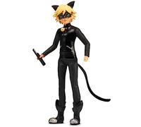 BANDAI Miraculous Ladybug and Cat Noir Fashion Doll | 26cm Articulated Figurine With Accessories and Kwami | Teen Superhero Toy