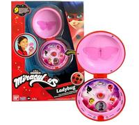 Bandai - Miraculous Ladybug - magic phone - to dress up as a ladybug/role-playing accessory - toy with sound and light effects - Speaks German - P506293
