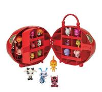 Bandai - Miraculous Ladybug - Miracle Box with 4 kwami included - Mini-Figure Set Miraculous Kwami Officially Licensed - Storage Box with Handle - Toy for Children from 4 Years and + - P50591