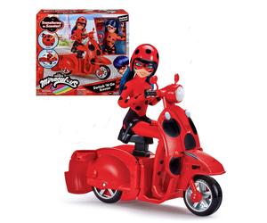 Bandai - Miraculous Ladybug - Scooter Miraculous Switch’n go + beweegbare pop La
