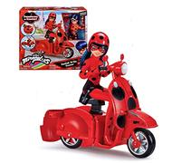 BANDAI Miraculous Ladybug Switch N Go Scooter And Fashion Doll Playset | 26cm Transming Accessories Miraculous: Tales Of Cat Noir Toys (P50668)