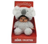 Bandai Monchhichi Koala Soft Toy - 20 cm Plush, 80s Iconic Monchhichi Collection