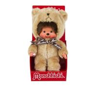 BANDAI - Monchhichi - Plush Toy Monchhichi Teddy Bear - Iconic Monkey Plush from the 80s - Cuddly Soft Plush, 20 cm for Children - Teddy Bear - Children's Toy from 2 Years - SE203963