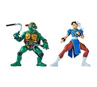 BANDAI - Multipack Ninja Turtles and Street Fighter - Mike VS Chun Li Multicoloured P81252