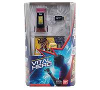 Bandai Namco - Digimon - Vital Hero Interactive Fitness Tracker/Digital Watch/Virtual Pet (Red)