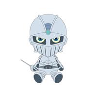Bandai Namco NUI (JoJo's Bizarre Adventure) Chibi Plush Silver Chariots 6764 Size: Approx. 5.5 inches (140 mm)