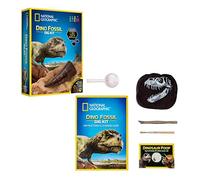 Bandai National Geographic - Excavation Kit - 3 Dinosaur Fossils to Dig Out - Educational and Science Game - STEM - JM80568M