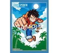 BANDAI One Piece Card Game Official Sleeves: Assortment 8 - Pixel Art Monkey.D.Luffy (70-Pack)
