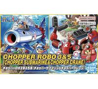 Bandai Spirits One Piece Chopper Robot No. 3 & 5 (Chopper Submarine & Chopper Crane) Color Coded Plastic Model