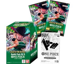 BANDAI One Piece TCG: Legacy of The Master Double Pack Set Vol. 08 (DP-08) - 2 Packs