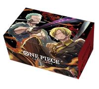 BANDAI One Piece Trading Card Case Zoro & Sanji Limited Edition 2023 Flip-Top Cardboard White Rectangular 0.1 kg Pack of 1