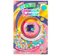 TAMAGOTCHI Paradise Orange Tropics Shell Digital Pet - Zooming Worlds Toy | Bandai Evolved Electronic Pet - Virtual Pet with multiple worlds - Gift for Adults and Kids - Connecting Collectible Toy