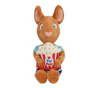 BANDAI Pip and Posy 23cm Plush Posy with Popcorn Character Teddy Bear Toy - Soft Plushie for Girls & Boys - Adorable Soft Teddy for Cuddles and Playtime