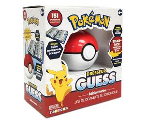 Bandai - Pokémon - Guess Kanto trainer - Poké ball - electronic game - speaks French - 80598