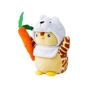 BANDAI Pudgy Penguin Plush Buddy with Carrot Toy | Soft, Cuddly Penguin Toy for Fans of Cute Things