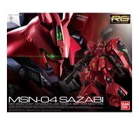 BANDAI RG 1/144 MSN-04 SAZABI Plastic Model Kit Gundam CCA NEW from Japan