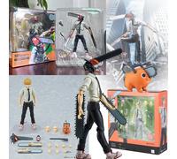 Bandai S.H.Figuarts Chainsaw Man Denji Figma #586 Anime Action Figure PVC Model Movable Collectible Toy Gifts 586