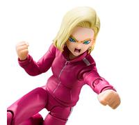 Bandai S.H.Figuarts Dragon Ball Super Android 18 Action Figure 15 cm, Multicolor