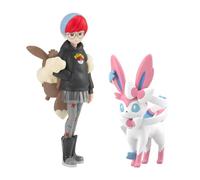 BANDAI Shokugan Pokemon Scale World Paldea Region Penny and Sylveon Set