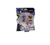 BANDAI Sonic Prime Collectable Figures Set - 3 Pack (Sonic, Tails, Knuckles) 6.5cm Models Based On Netflix TV Show - Great Gaming Merchandise For Adults And Kids