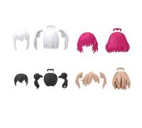 BANDAI SPIRITS(バンダイ スピリッツ) 30MS Optional Hairstyle Parts Vol. 10, Total 4 Types (Box), Color Coded Plastic Model