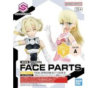 BANDAI Spirits 30MS Option Face Parts Facial Expression Set 7 (Color A) Color Coded Plastic Model